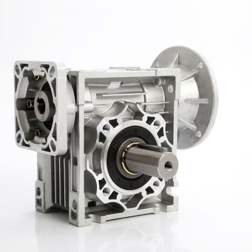 Worm Gearboxes for Quiet and Self-Locking Motion